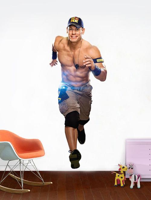 impression wall john cena wall sticker - 13600939 - Very Small Image - 1