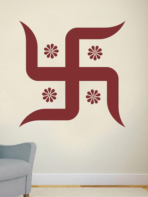 impression wall swastik wall sticker - 13601009 - Very Small Image - 1