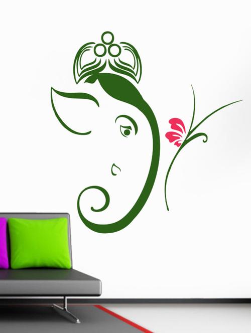 impression wall ganesh ji wall sticker - 13601019 - Very Small Image - 1