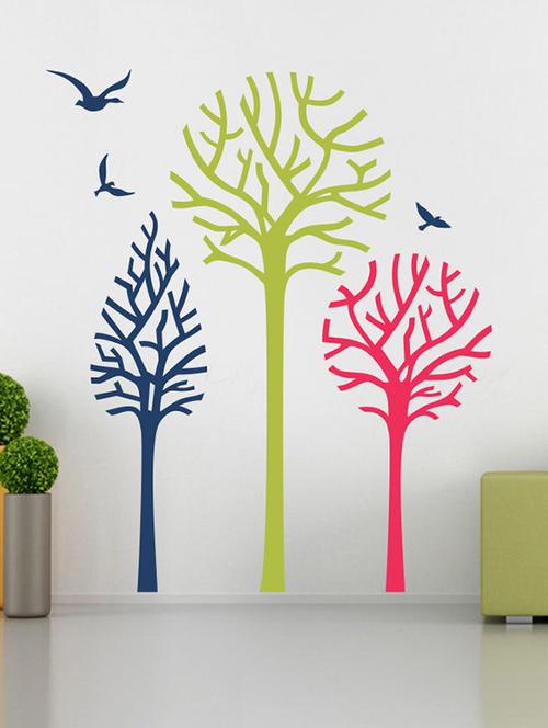 impression wall trees wall sticker - 13601027 - Very Small Image - 1