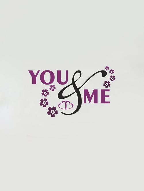 impression wall you & me wall sticker - 13601028 - Very Small Image - 1