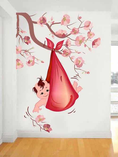 impression wall hanging baby wall sticker - 13601036 - Very Small Image - 1