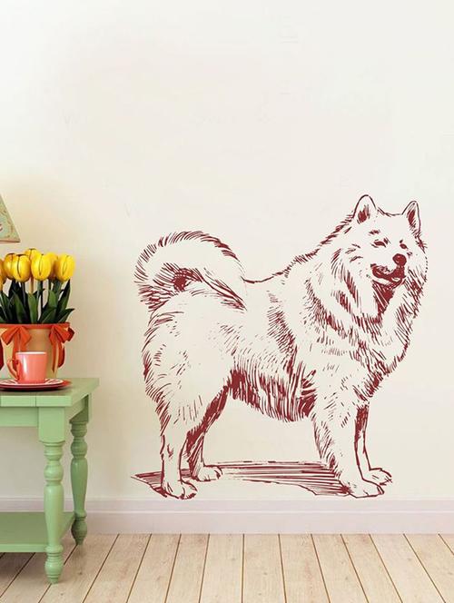 impression wall dog wall sticker - 13601050 - Very Small Image - 1