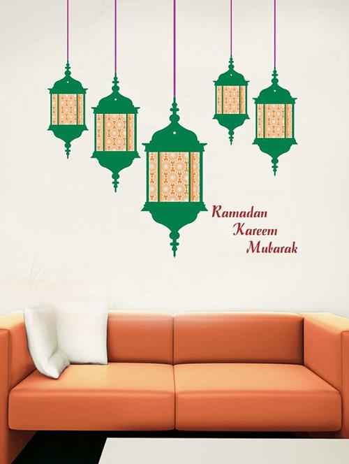 impression wall ramadan mubarak wall sticker - 13601055 - Very Small Image - 1