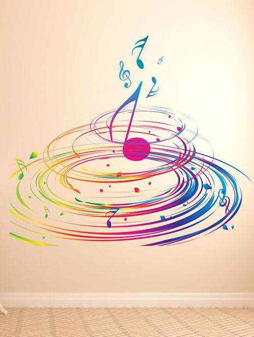 impression wall music art wall sticker - 13601079 - Very Small Image - 1