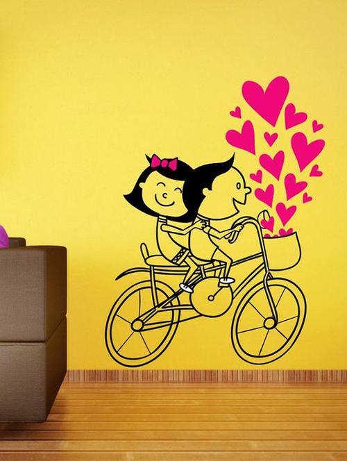 impression wall cute love wall sticker - 13601108 - Very Small Image - 1