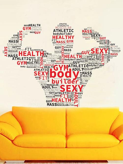 impression wall health quote wall sticker - 13601126 - Very Small Image - 1