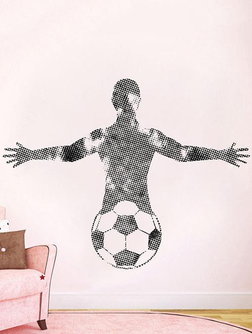 impression wall football boy wall sticker - 13601143 - Very Small Image - 1