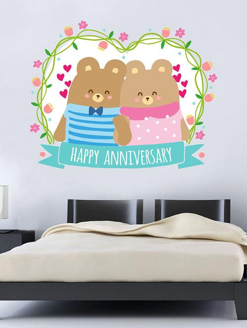 impression wall happy anniversary wall sticker - 13601193 - Very Small Image - 1