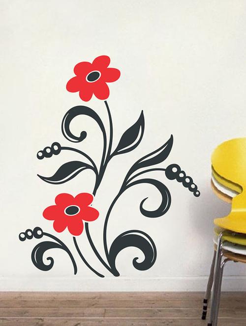 impression wall floral design wall sticker - 13601195 - Very Small Image - 1