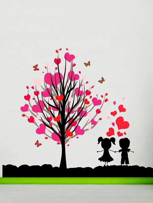 impression wall heart nature and love wall sticker - 13601211 - Very Small Image - 1