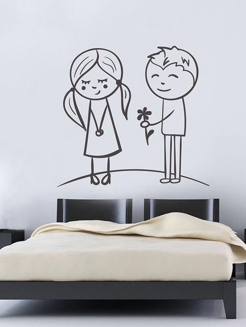 impression wall cute love wall sticker - 13601215 - Very Small Image - 1