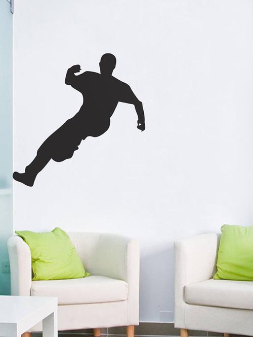 impression wall jumping boy wall sticker - 13601217 - Very Small Image - 1
