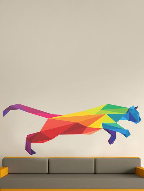impression wall rainbow cat wall sticker - 13601243 - Very Small Image - 1