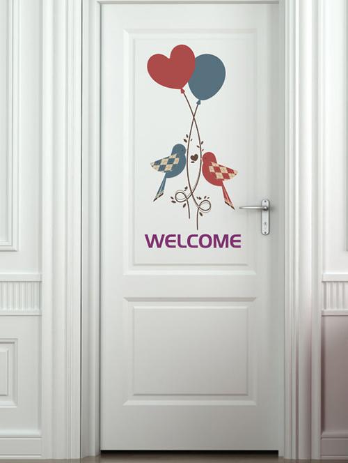 impression wall welcome art wall sticker - 13601258 - Very Small Image - 1