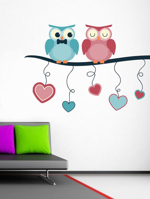 impression wall owl art wall sticker - 13601270 - Very Small Image - 1