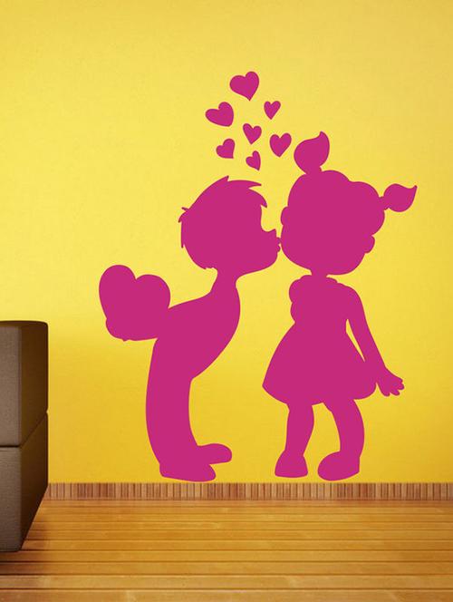 impression wall cute love wall sticker - 13601290 - Very Small Image - 1