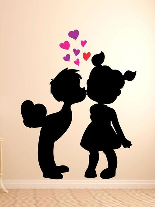 impression wall cute love wall sticker - 13601291 - Very Small Image - 1