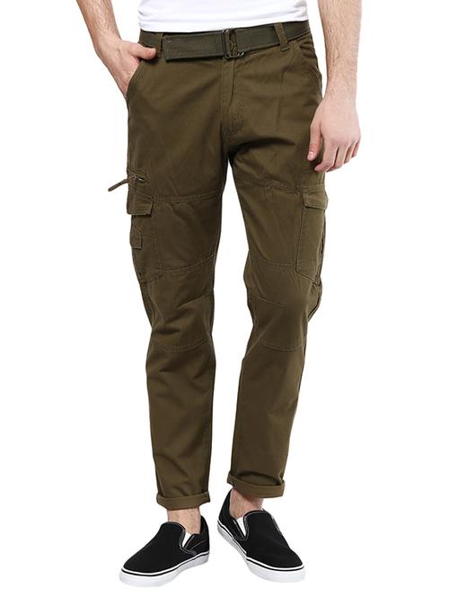 brown cotton cargos - 13605612 - Very Small Image - 1