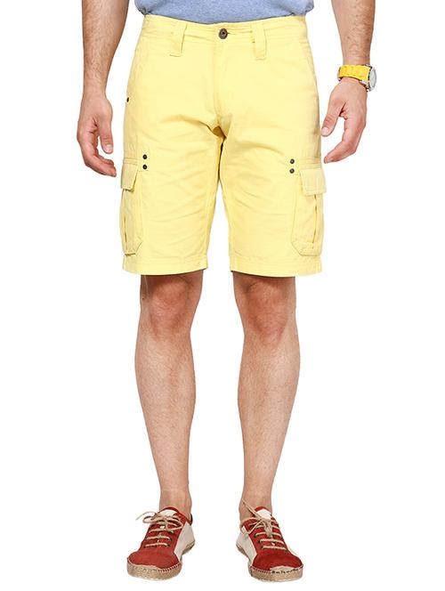 yellow cotton shorts - 13605641 - Very Small Image - 1
