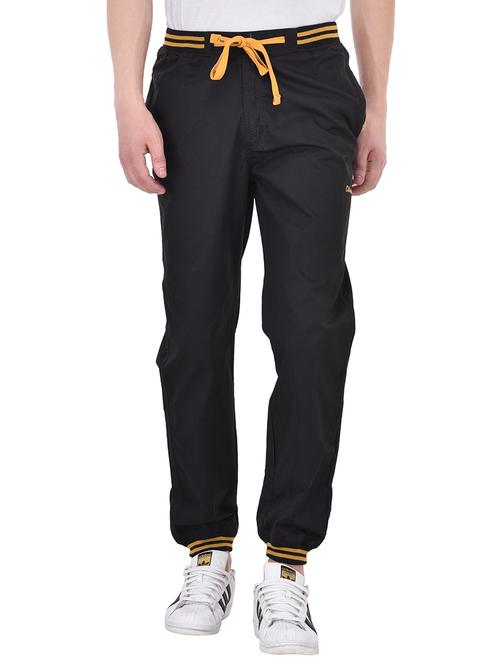 black nylon full length track pant - 13607049 - Very Small Image - 1