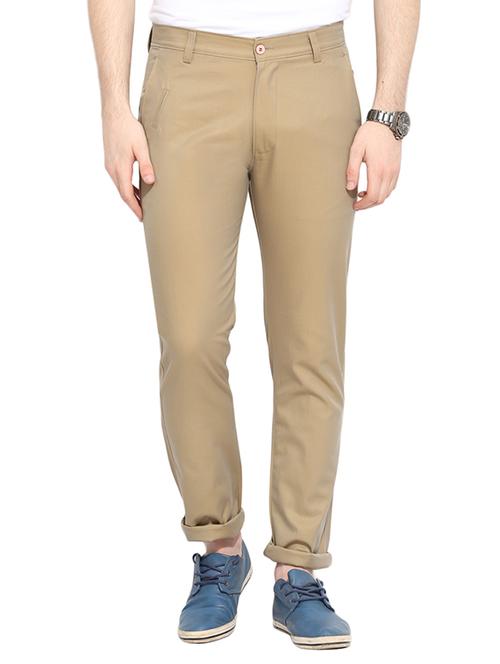 beige cotton chinos casual trouser - 13648510 - Very Small Image - 1