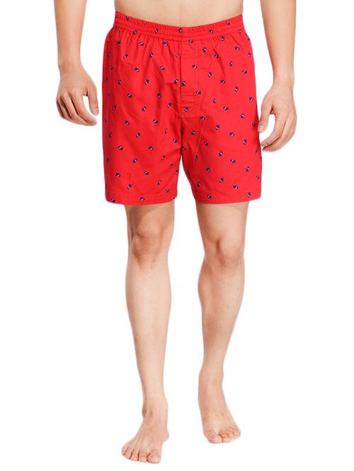 red cotton boxer - 13648557 - Very Small Image - 1