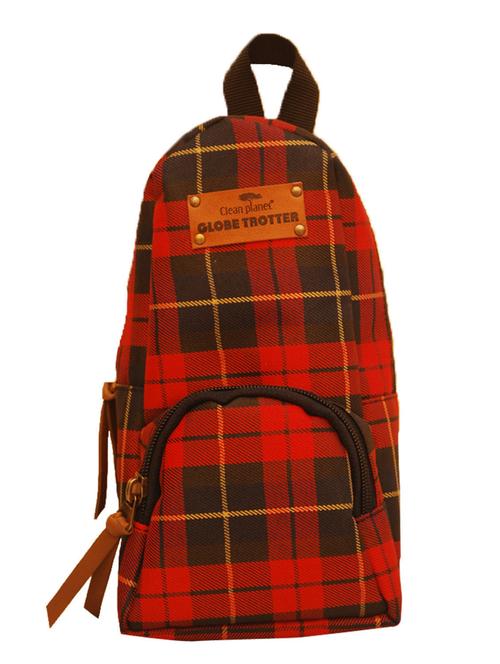 red polyester fashion backpack - 13650646 - Very Small Image - 1