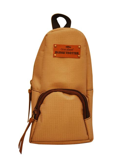 beige polyester regular backpack - 13650651 - Very Small Image - 1