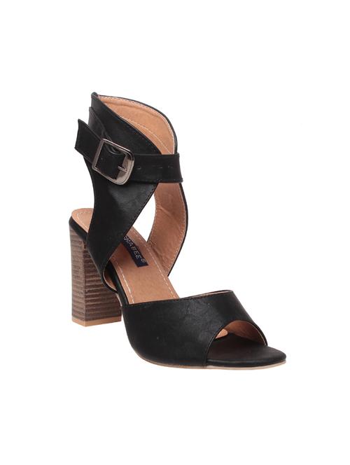 black ankle strap sandal - 13650944 - Very Small Image - 1