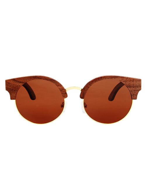 tocca di legno amadore mocha cat eyed wooden sunglasses - 13651043 - Very Small Image - 1