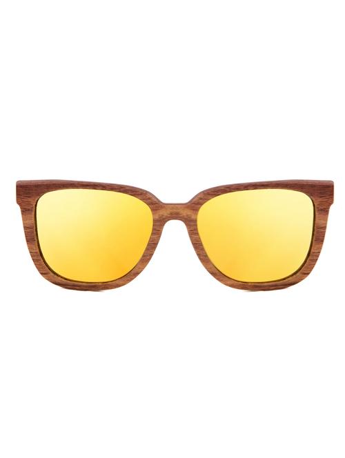 tocca di legno luciano - gold wooden sunglasses - 13651051 - Very Small Image - 1