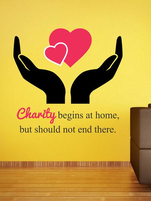 impression wall charity quote wall sticker - 13653838 - Very Small Image - 1