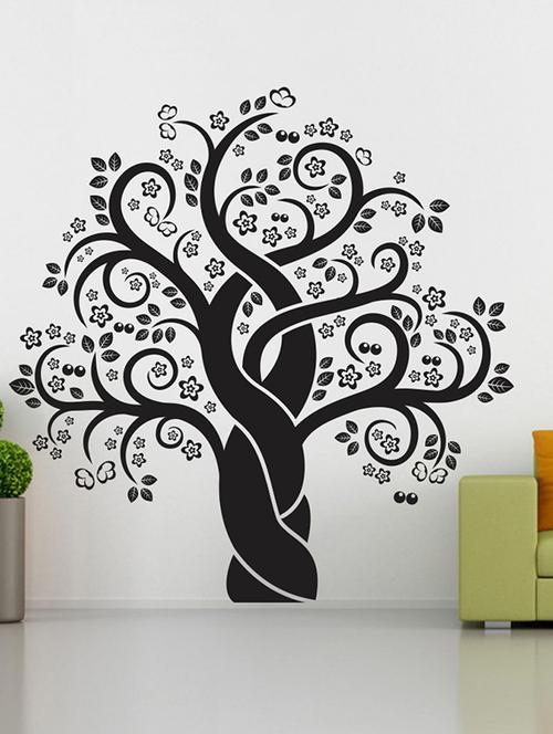 impression wall beautiful tree wall sticker - 13653839 - Very Small Image - 1