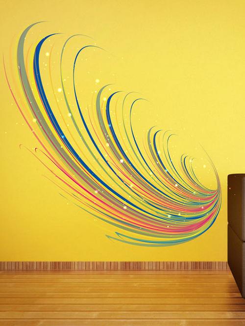 impression wall rainbow art wall sticker - 13653842 - Very Small Image - 1