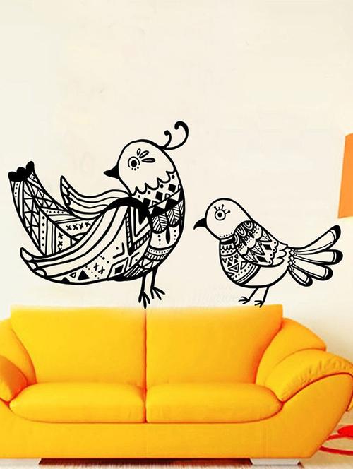 impression wall bird couple wall sticker - 13653852 - Very Small Image - 1