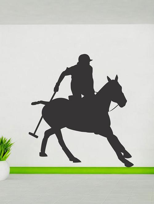 impression wall horse rider wall sticker - 13653858 - Very Small Image - 1