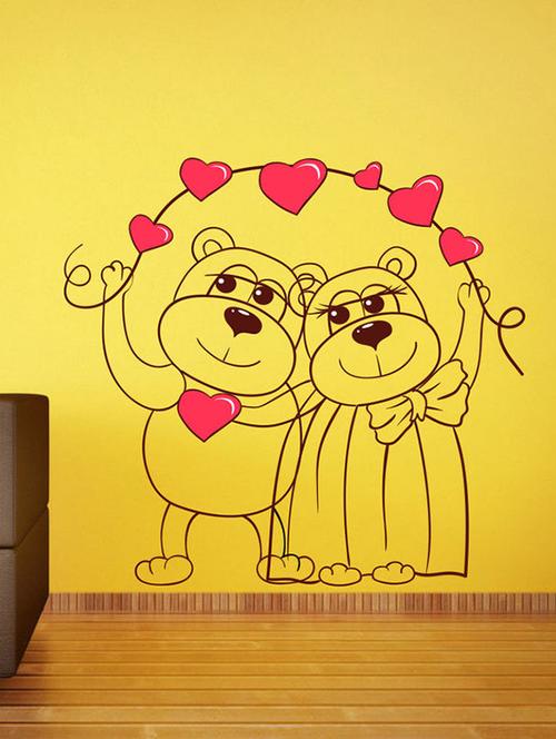 impression wall cute love wall sticker - 13653894 - Very Small Image - 1