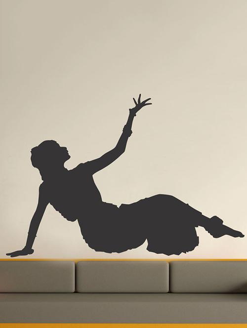 impression wall indian dancing art wall sticker - 13653924 - Very Small Image - 1