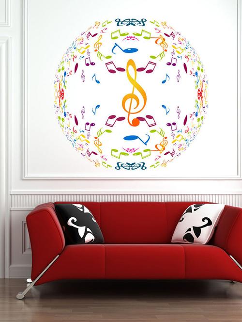 impression wall music art wall sticker - 13653932 - Very Small Image - 1