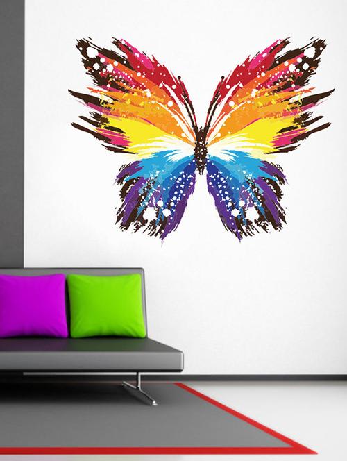impression wall colorful butterfly wall sticker - 13653940 - Very Small Image - 1
