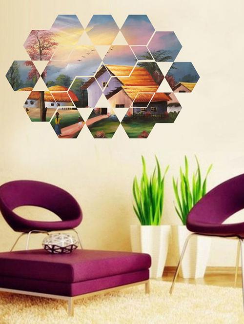 impression wall beautiful nature wall sticker - 13653984 - Very Small Image - 1
