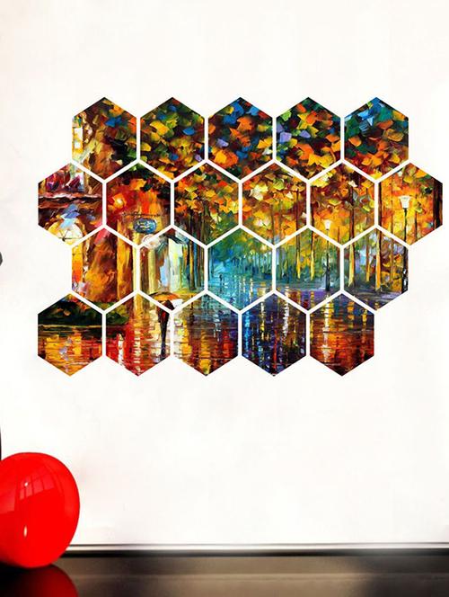 impression wall nature painting wall sticker - 13653988 - Very Small Image - 1