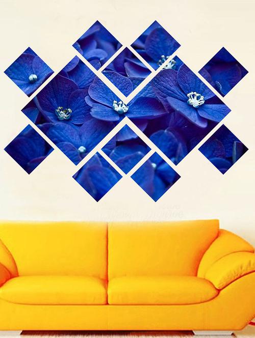impression wall beautiful flowers art wall sticker - 13654005 - Very Small Image - 1