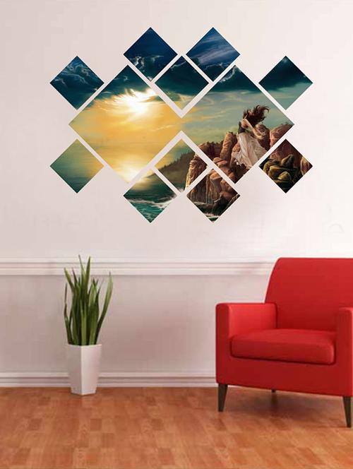 impression wall nature art wall sticker - 13654010 - Very Small Image - 1