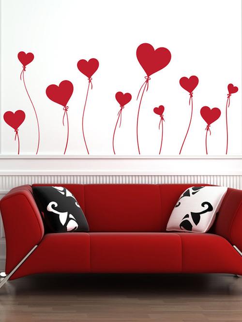 impression wall hearts wall sticker - 13654015 - Very Small Image - 1