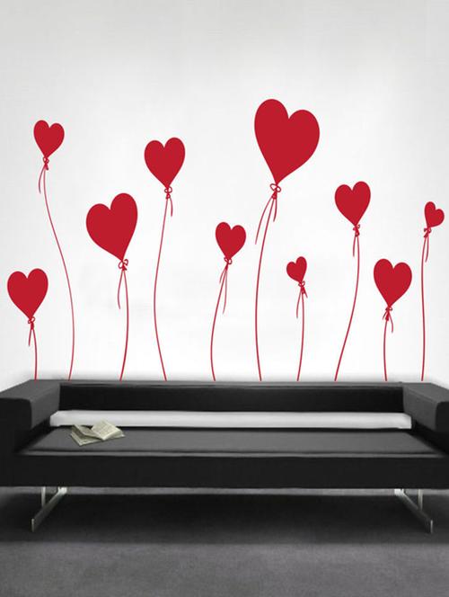 impression wall hearts art wall sticker - 13654024 - Very Small Image - 1