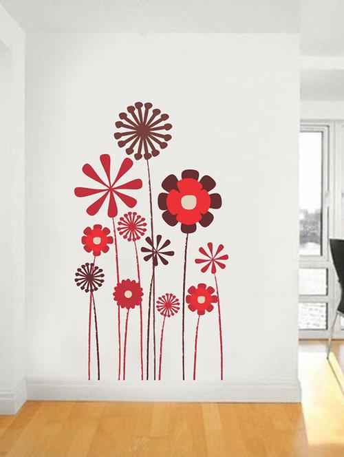 impression wall flowers wall sticker - 13654038 - Very Small Image - 1