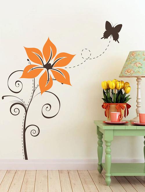 impression wall flower wall sticker - 13654042 - Very Small Image - 1