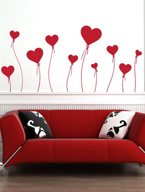 impression wall hearts wall sticker - 13654044 - Very Small Image - 1